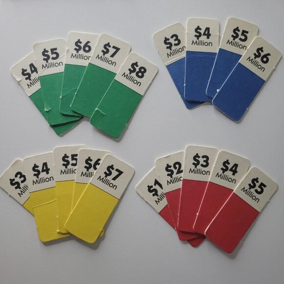 Advance To Boardwalk Replacement Pieces Card Set Instructions Fortune Property - Picture 4 of 7